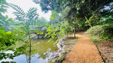 산책로진입