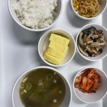 실제 식사입니다