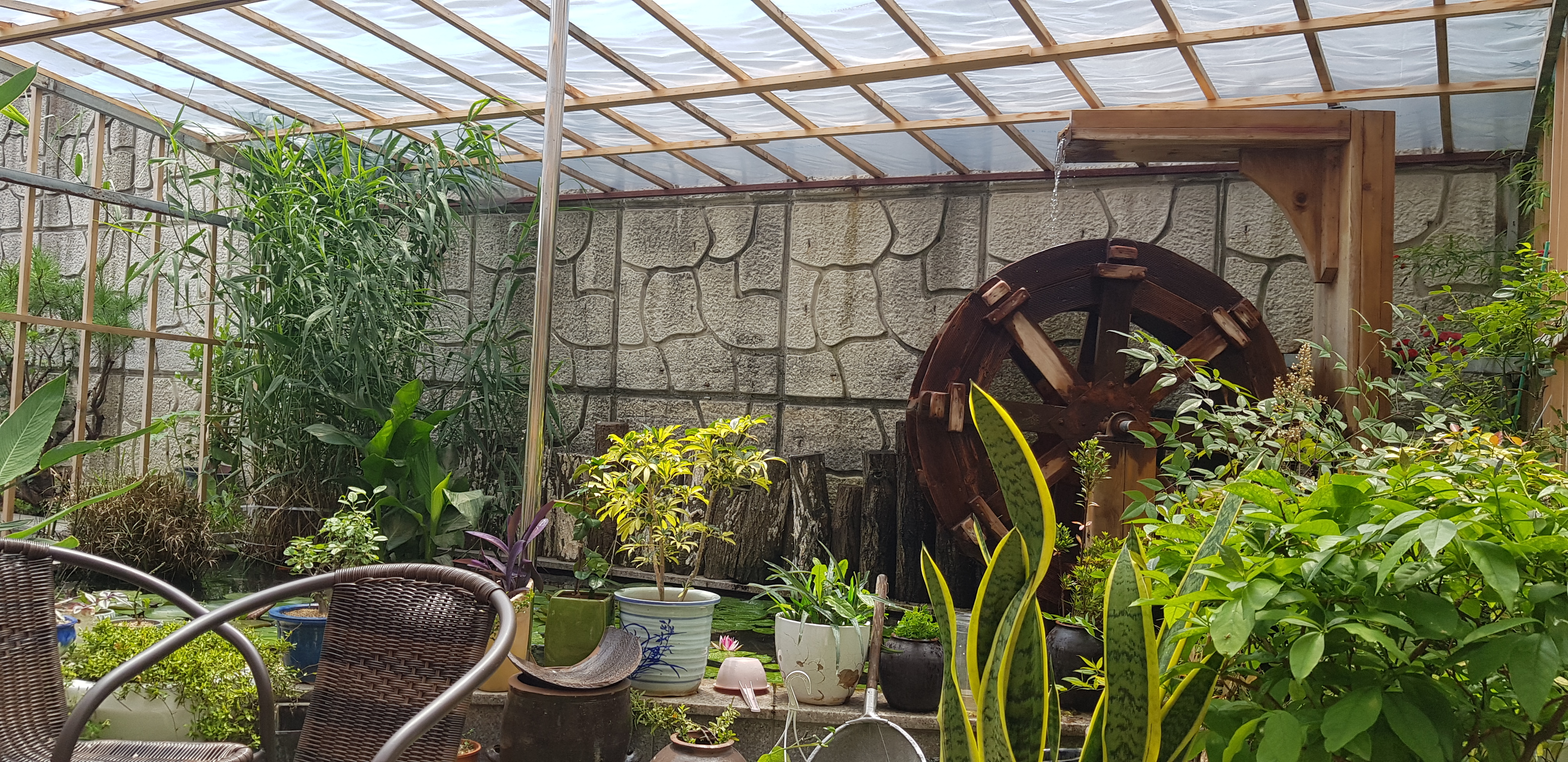 법인내 산책 공간 