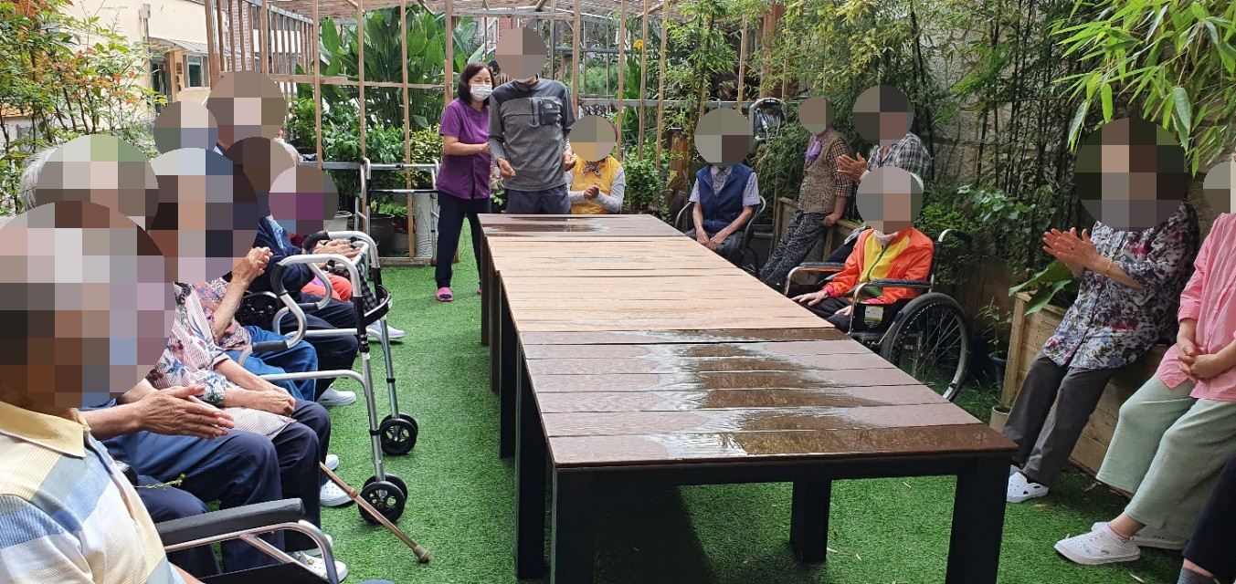 법인내 산책 공간