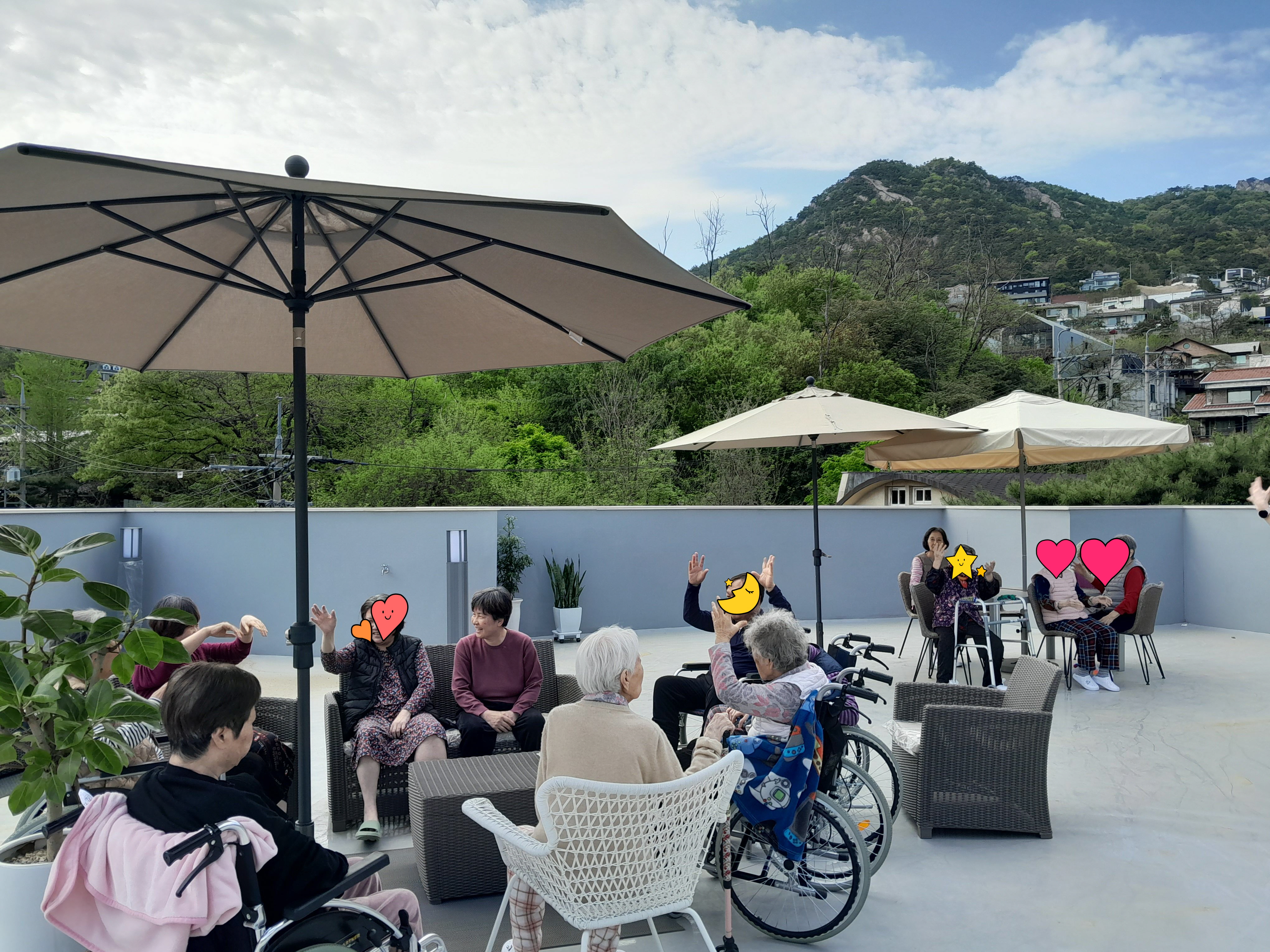 옥상 정원/면회장소